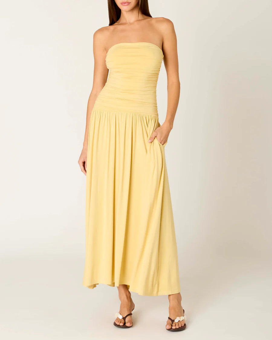 SANTAL DRESS - MAIZE