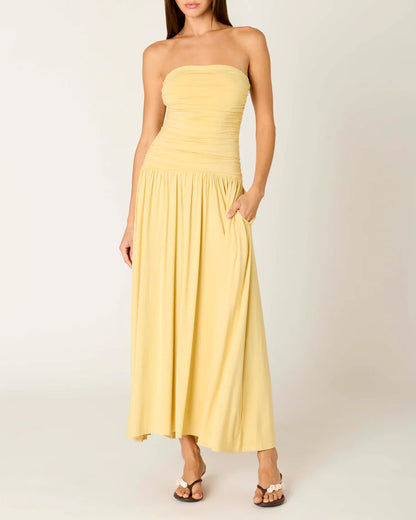 SANTAL DRESS - MAIZE