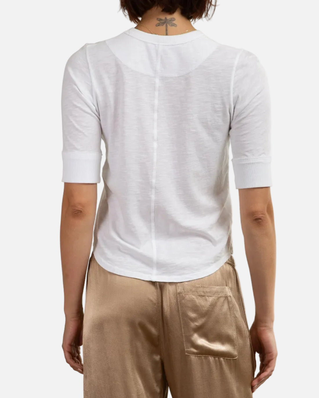 GIADA SLIM TEE - WHITE