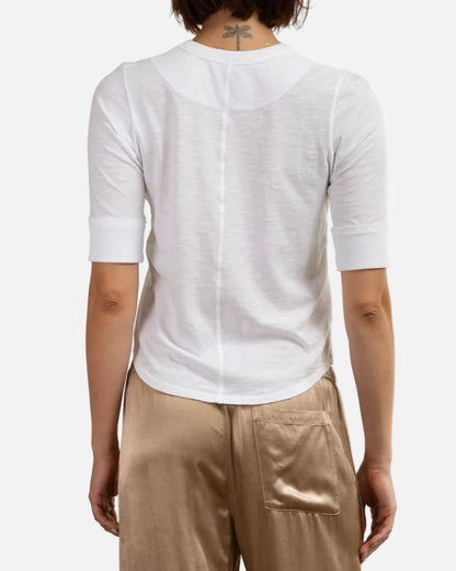 GIADA SLIM TEE - WHITE