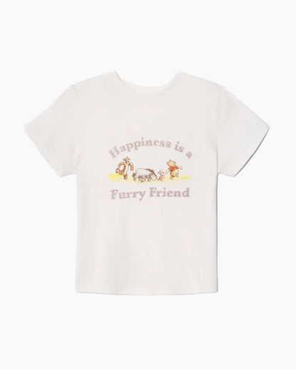 CLASSIC TEE POOH FRIEND - VINTAGE WHITE