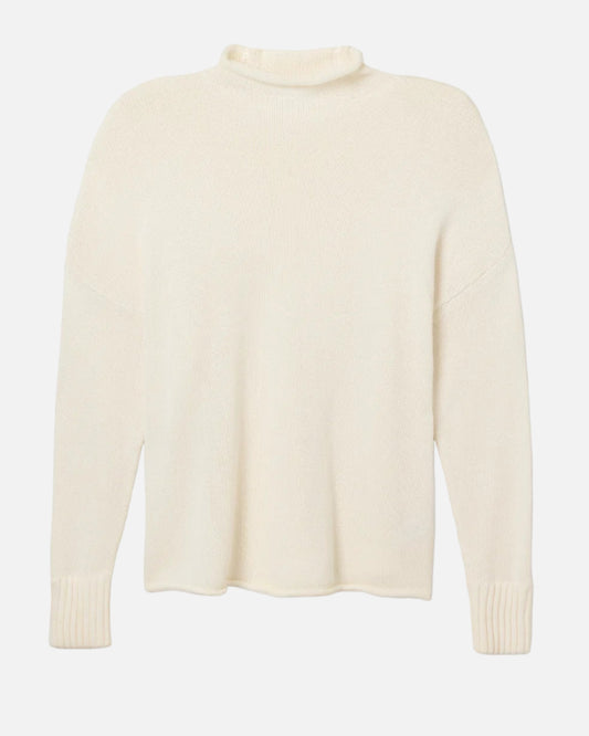 NOVA MOCK NECK SWEATER - SUGAR