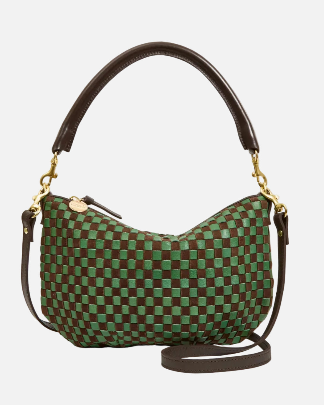PETIT MOYEN MESSENGER-DEEP PINE/CHOCOLATE