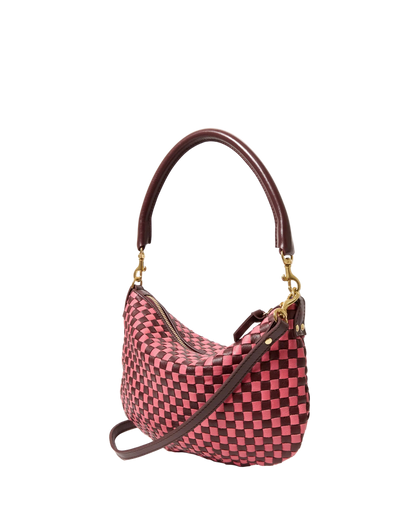 PETITE MOYEN - RAISIN PETAL WOVEN CHECKER