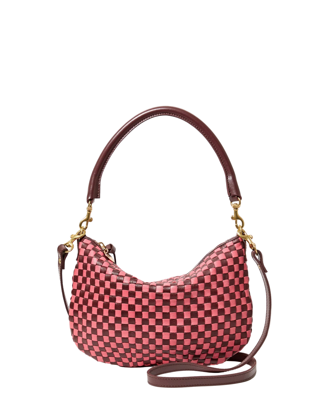PETITE MOYEN - RAISIN PETAL WOVEN CHECKER