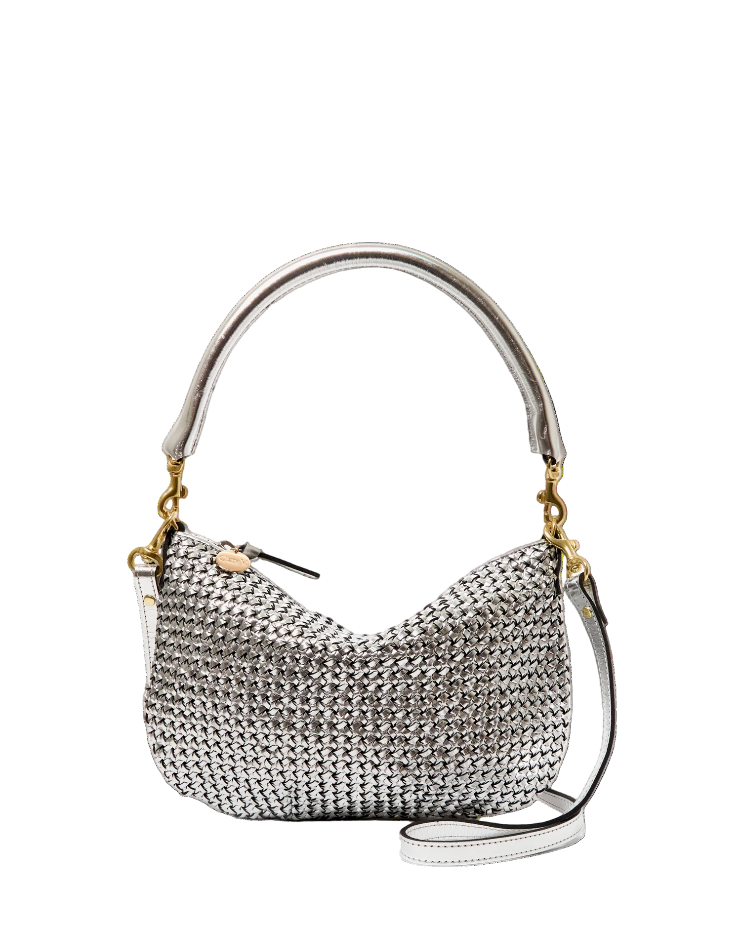 PETIT MOYEN MESSENGER - SILVER WOVEN
