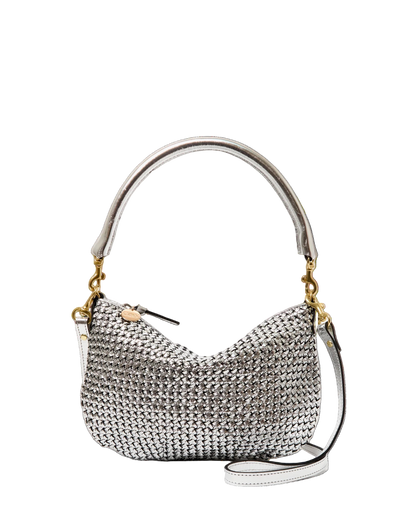PETIT MOYEN MESSENGER - SILVER WOVEN