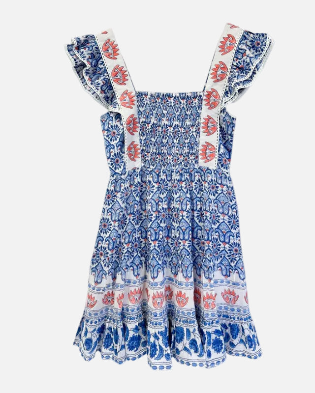 JENNIFER MINI DRESS - RED/WHITE/BLUE