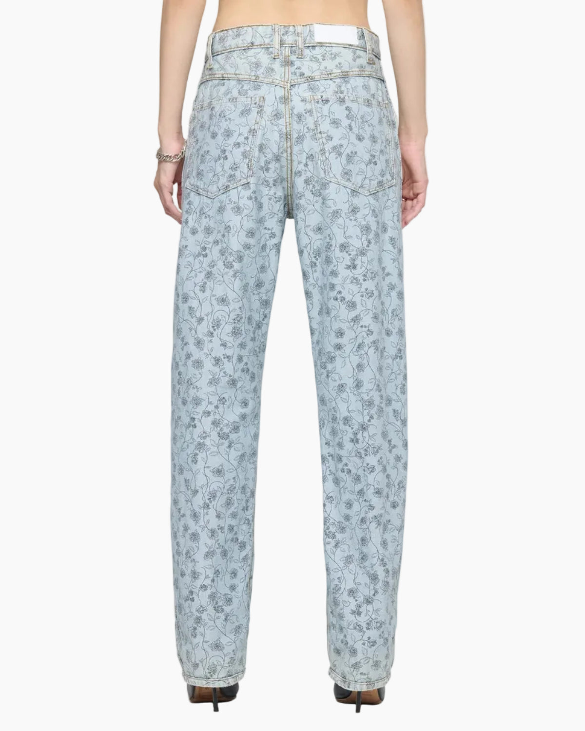 THE REWIND JEAN - LOVE LETTER BLUE FLORAL