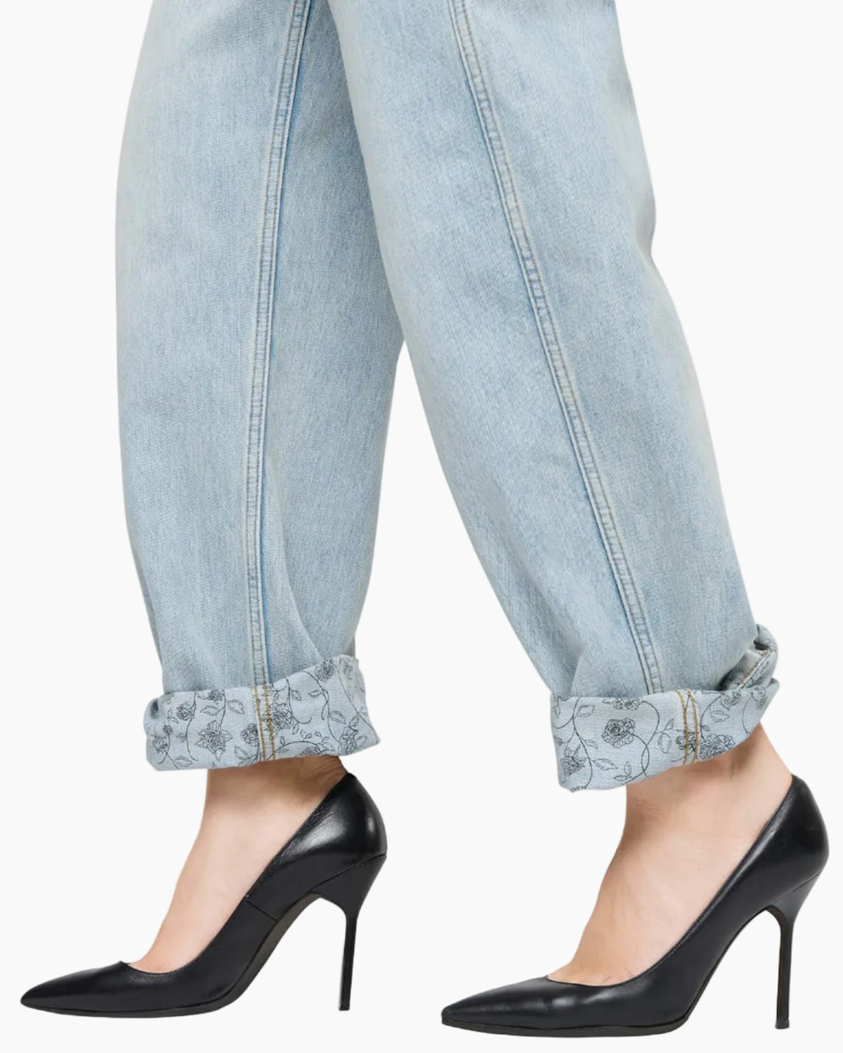 THE REWIND JEAN - LOVE LETTER BLUE FLORAL
