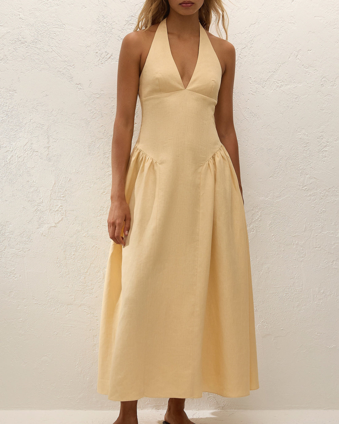 LA CALA MIDI DRESS - DAFFODIL