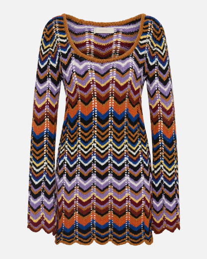 SIERRA MINI DRESS - CADAQUES STRIPE