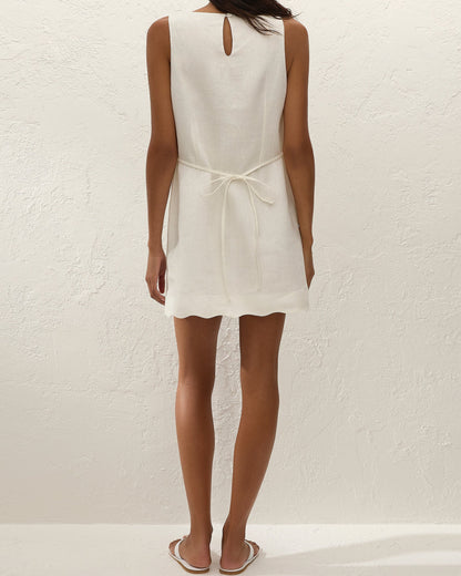 IRIA MINI DRESS - WHITE