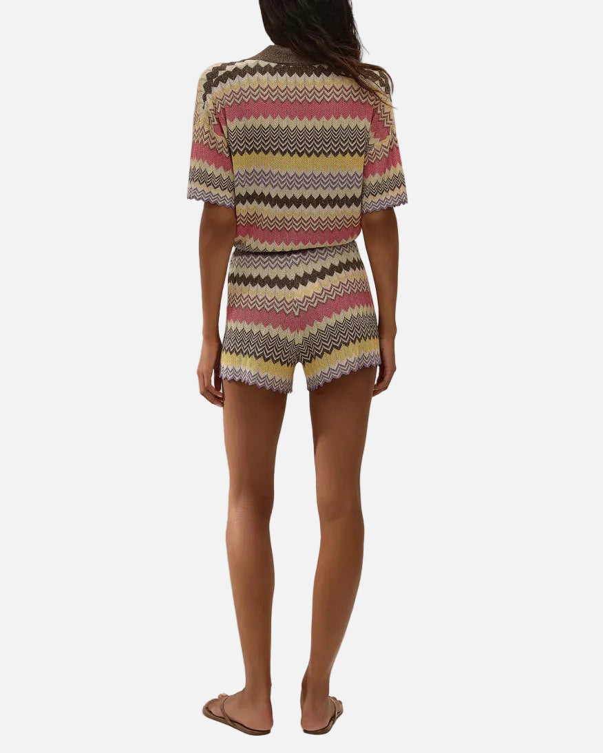 RAYA SHORT - PERLA STRIPE