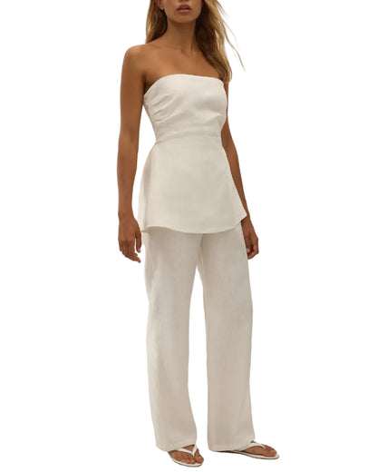 CAPRIOLLA PANT - WHITE
