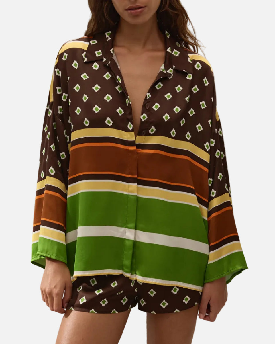 CORA SHIRT - VALENCIA STRIPE