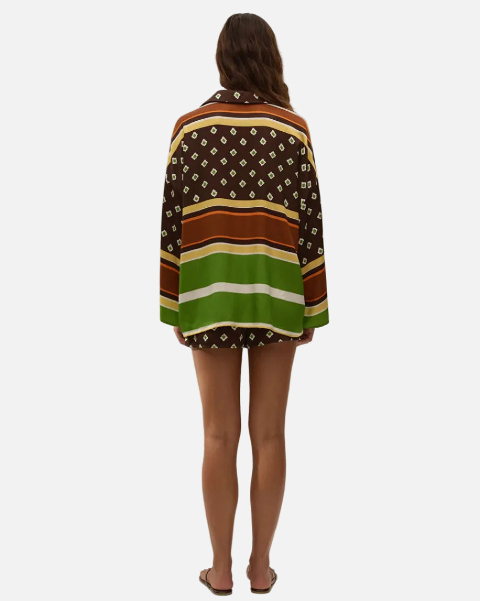 CORA SHIRT - VALENCIA STRIPE
