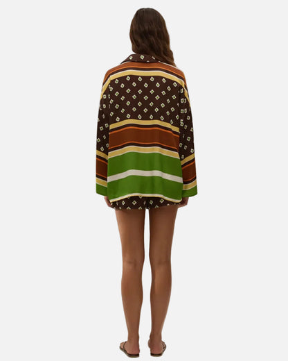 CORA SHIRT - VALENCIA STRIPE