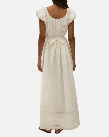 ELODIA MAXI DRESS - MILA LACE IVORY