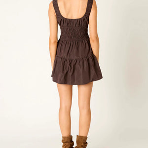 SALT DRESS - BROWN