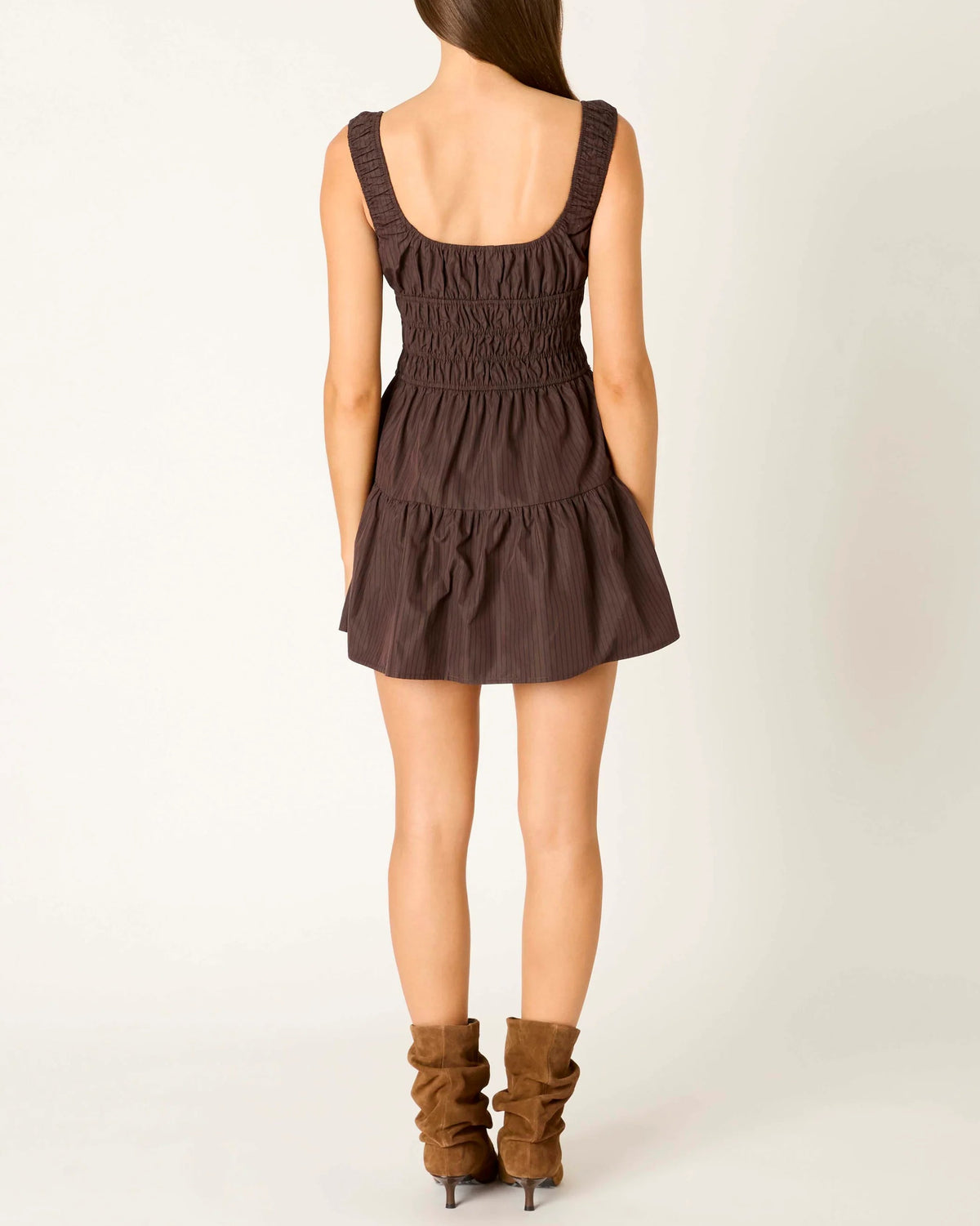 SALT DRESS - BROWN
