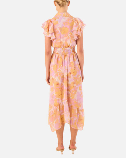 FLORENCIA DRESS - WATERCOLOR FLORAL