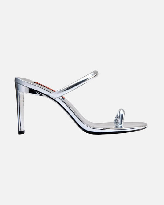 PIPE HEEL - SILVER