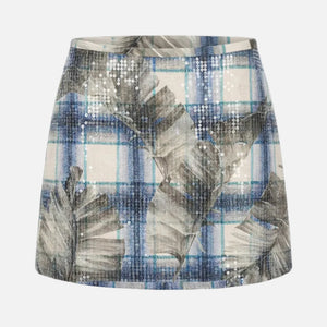 ANDRE PALMS SKIRT - PALM LEAVES SHINE