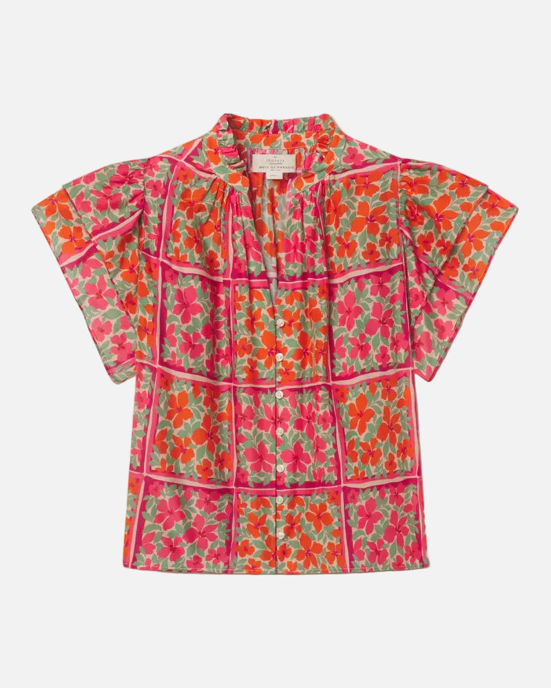 VIOLETTE BLOUSE - BOTANIC TILE