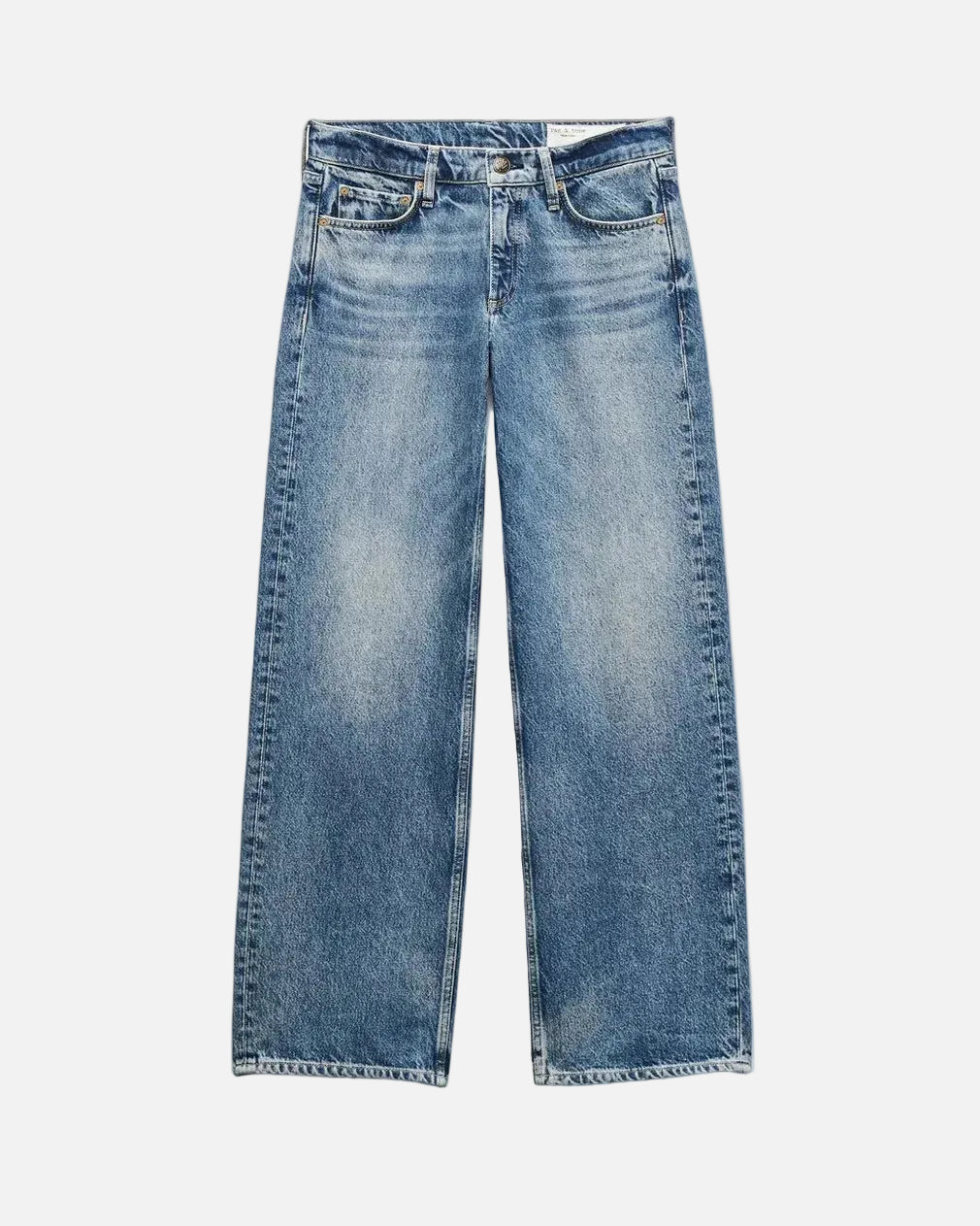 SAIGE RELAXED STRAIGHT JEANS - ECHO