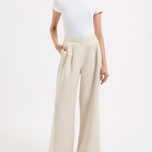 THILDA LINEN PANT - NATURAL
