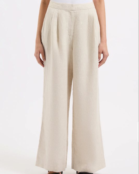 THILDA LINEN PANT - NATURAL