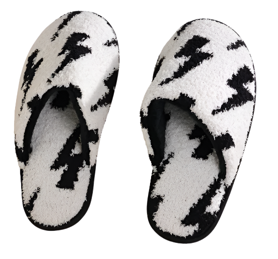 LIGHTNING BOLT COZY SLIPPERS