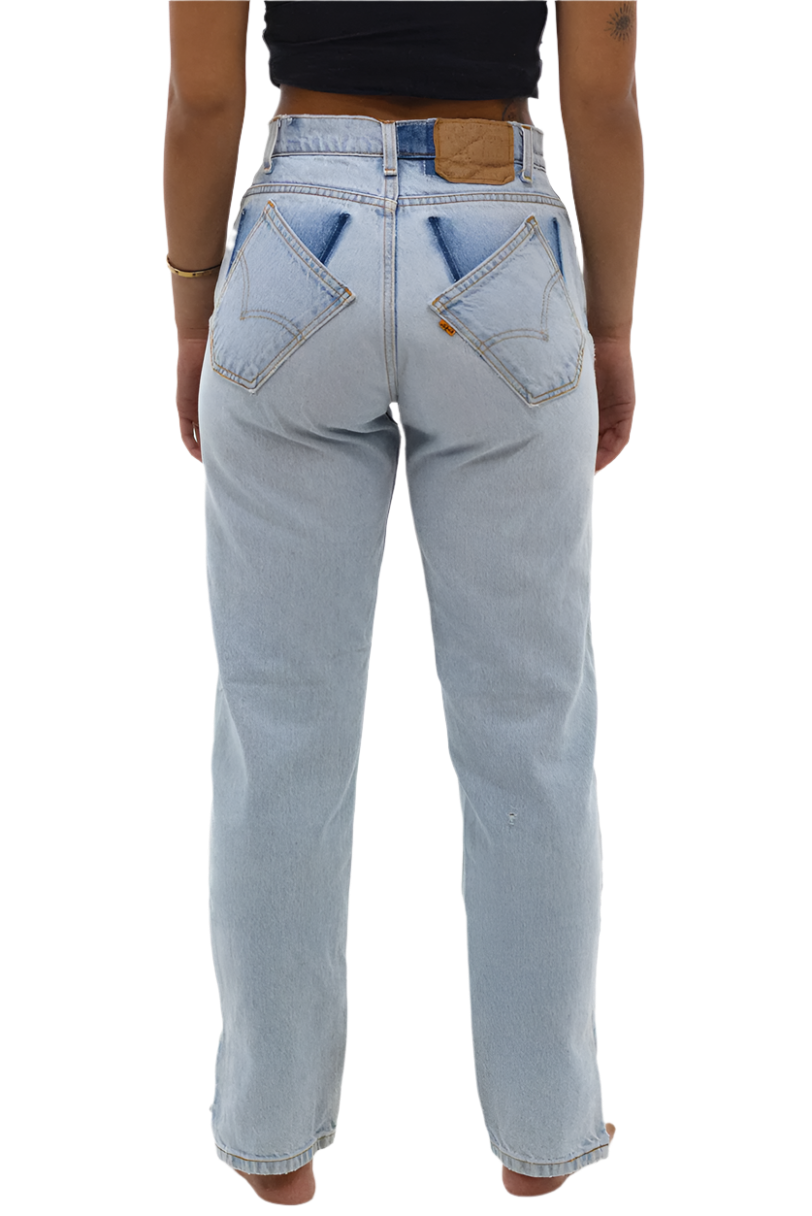 ALLYSA TILTED/SPLIT CUSTOM PANT - LIGHT/MEDIUM