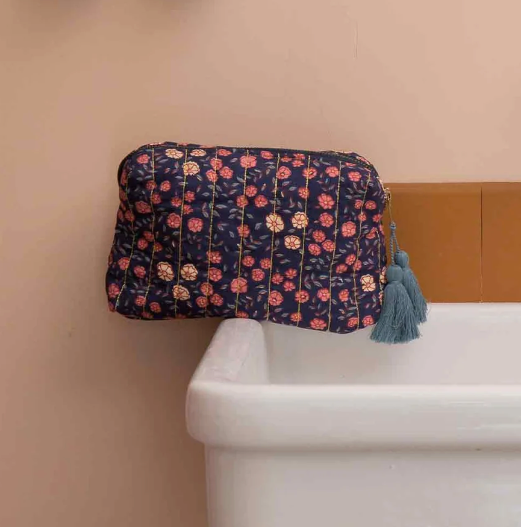 POUCHETTE TEIKI - MIDNIGHT STAR GARDEN - SIZE LARGE