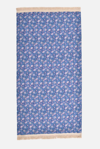 LANA BEACH TOWEL - TEAL GARDEN OF EDEN