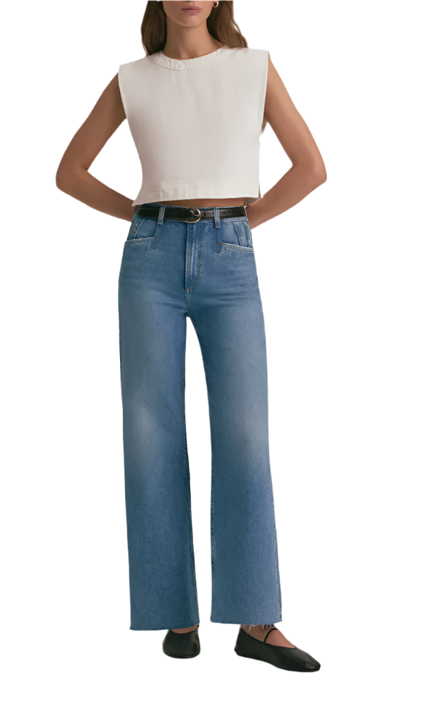 THE JORDIE WIDE LEG SUPER HIGE RISE - CROSBY
