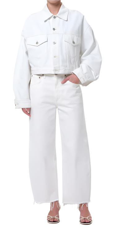 LOW CURVE FRAY PANT - MILKSHAKE