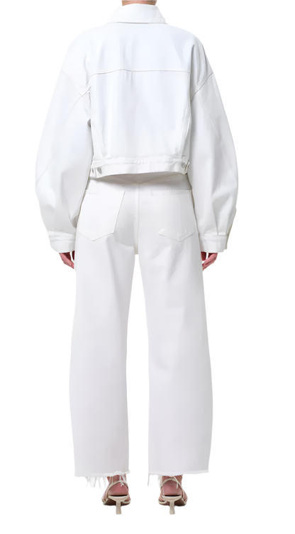 LOW CURVE FRAY PANT - MILKSHAKE