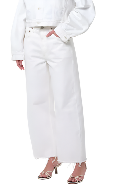 LOW CURVE FRAY PANT - MILKSHAKE