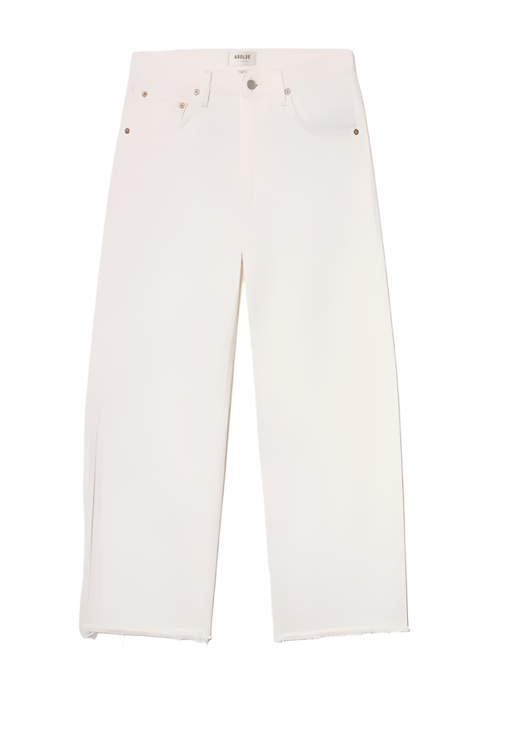 LOW CURVE FRAY PANT - MILKSHAKE