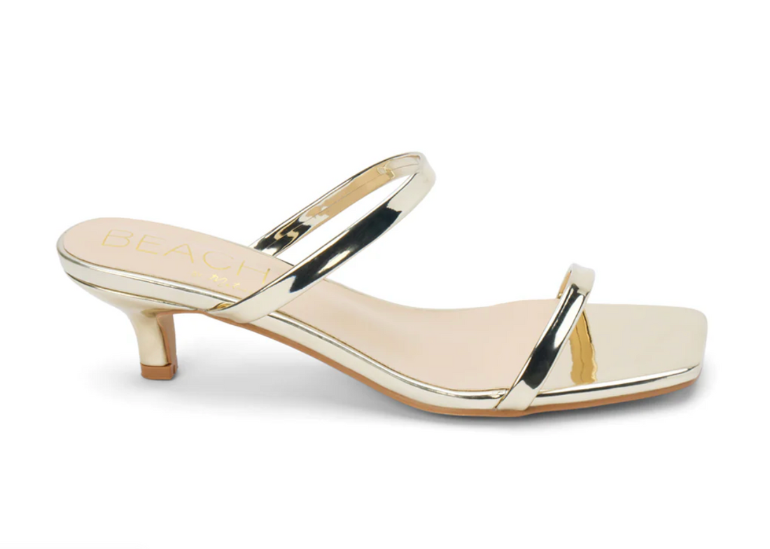 JEANNE HEEL - GOLD