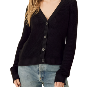 RALEIGH CARDIGAN - BLACK