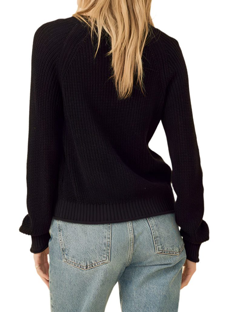 RALEIGH CARDIGAN - BLACK