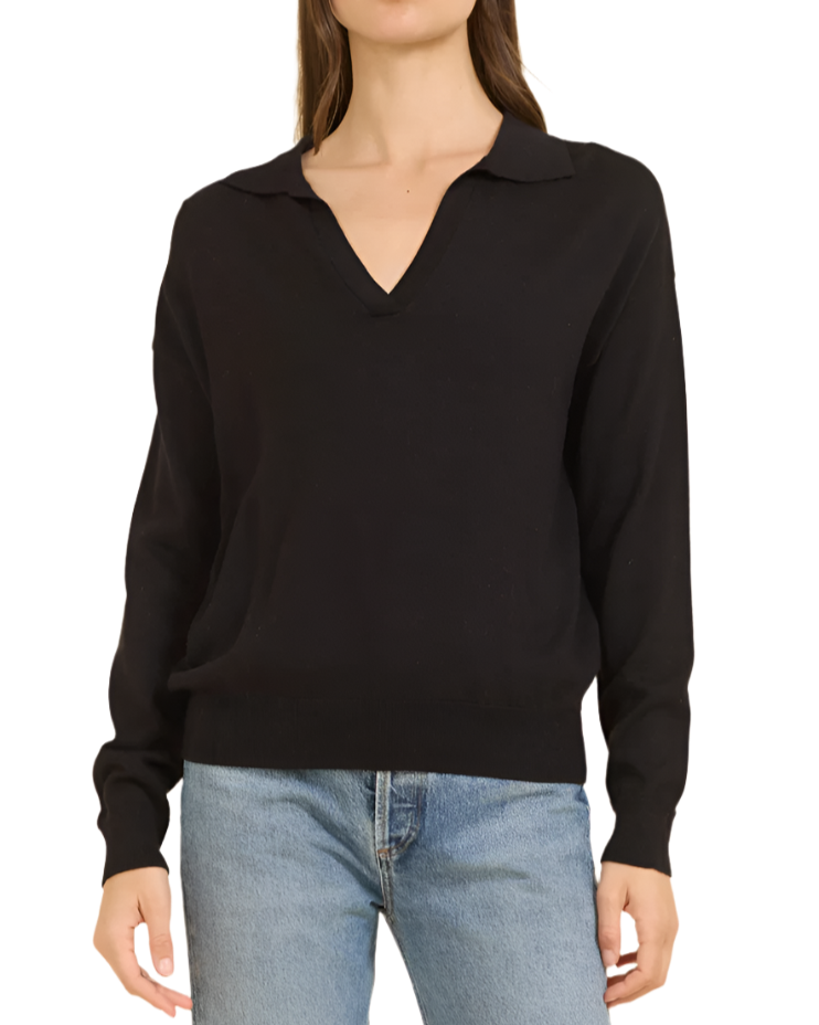 BIANCA POLO - BLACK