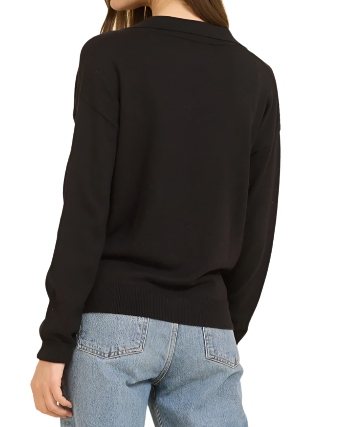 BIANCA POLO - BLACK