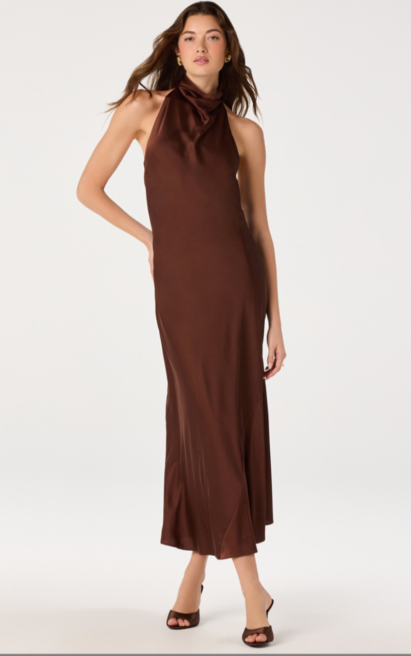 MACKENZIE DRESS - BROWN