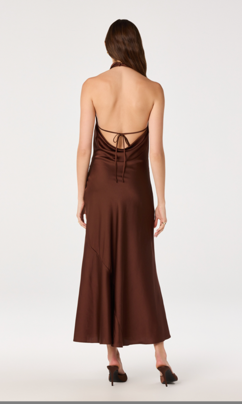 MACKENZIE DRESS - BROWN