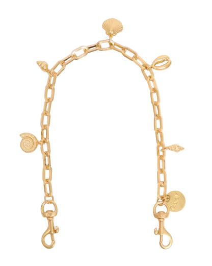SHORTIE STRAP - OVAL LINK WITH SEA CHARMS BAG STRAP
