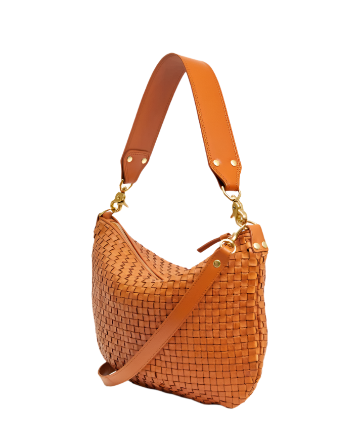 MOYEN MESSENGER - NATURAL WOVEN CHECKER